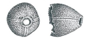The bronze bead, Chotěbuz-Podobora (according to Kouřil–Gryc 2014)
