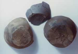 The Slavic ceramics marks (photo by Muzeum Těšínska)
