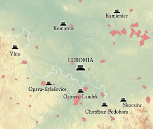 Mapa grodzisk górnośląskich